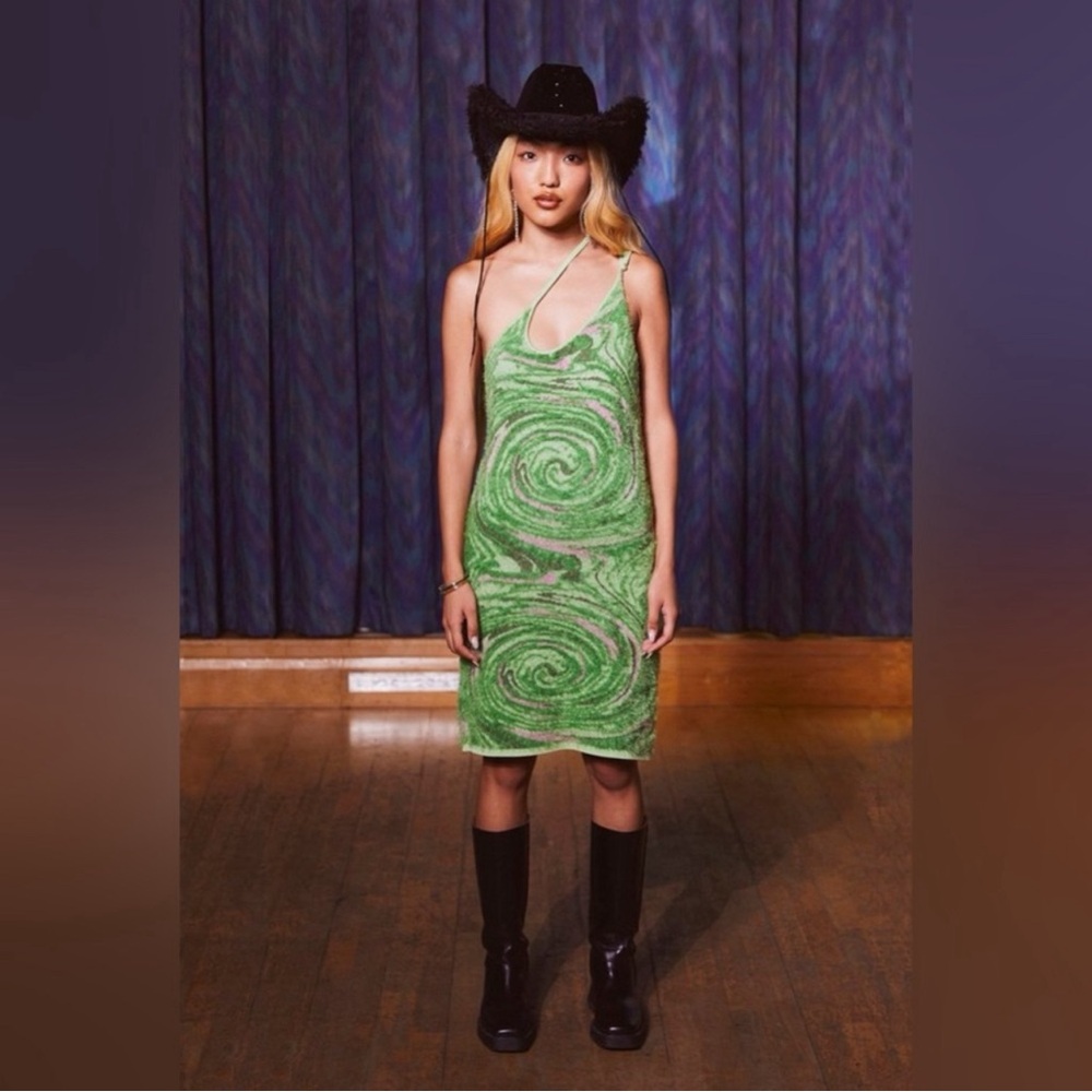 Y2K House of sunny Hot Springs Hockney dress coachella festival